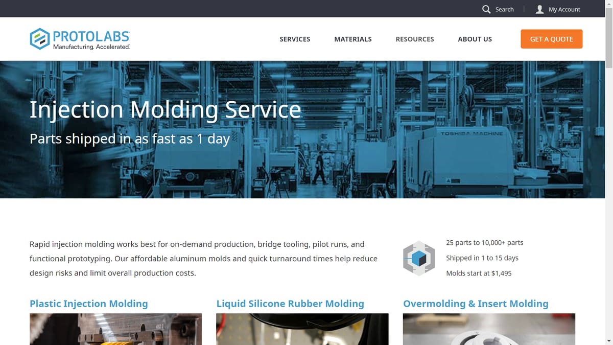 Protolabs Website