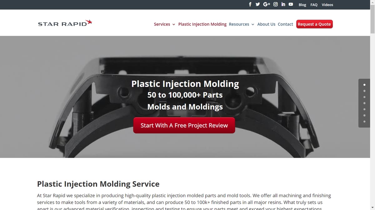 Star Rapid Website