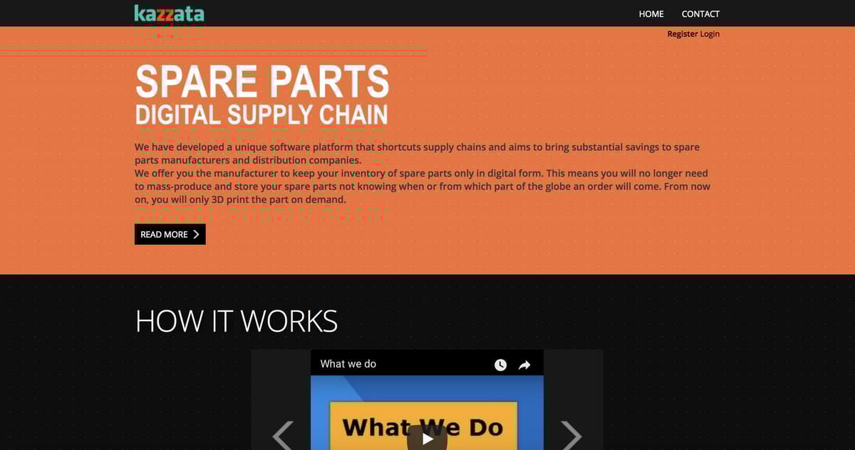 Image of: 3. Kazzata – Digital Spare Parts Supply Chain