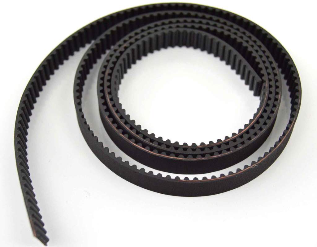A brand new 3D printer belt, fresh off the shelves.