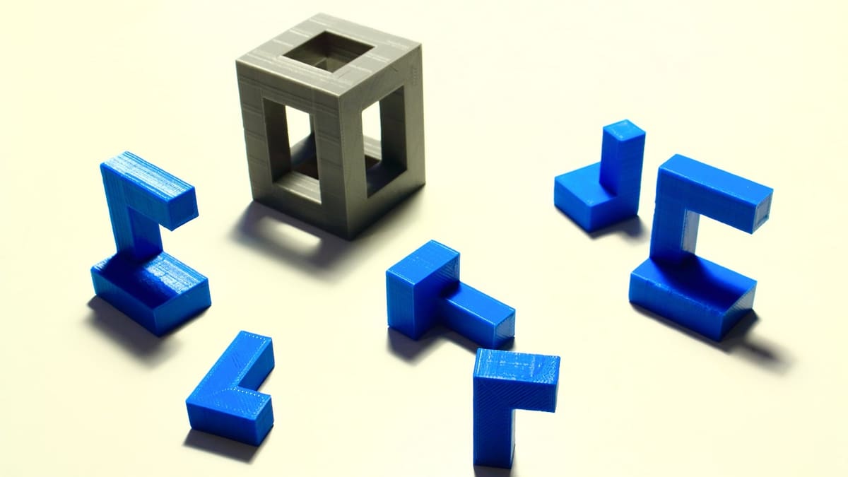 You'll probably need supports to print this puzzle