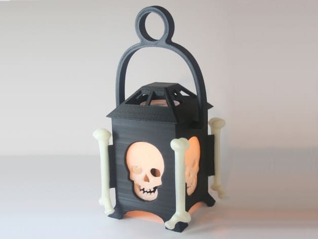 Image of 3D Printed Skull Lantern: What You Need & How to Build it