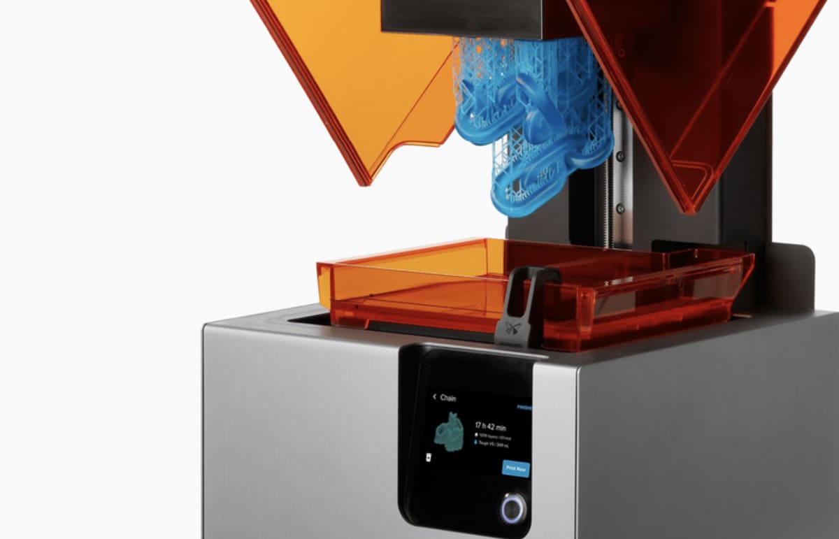 Formlabs Form 2 SLA 3D printer.