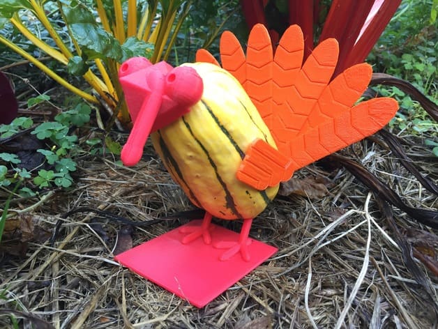 Image of [Project] Thanksgiving 3D Prints: The Squash Gobbler