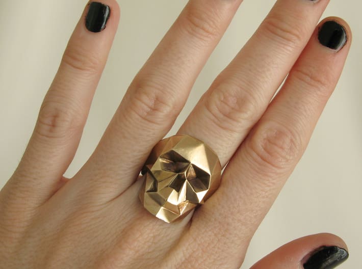 Lowpoly Skull Ring by Xtellar.
