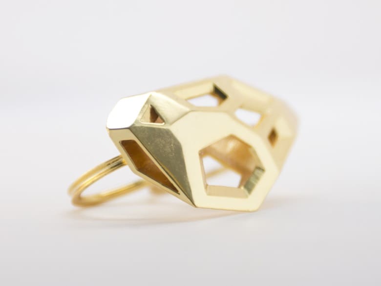 Basalt Double Ring by Kevin Wei.