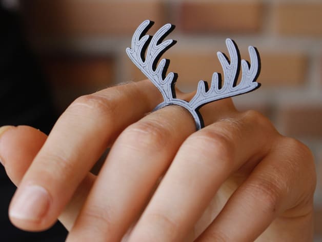Deer Ring by FLOWASTIK.