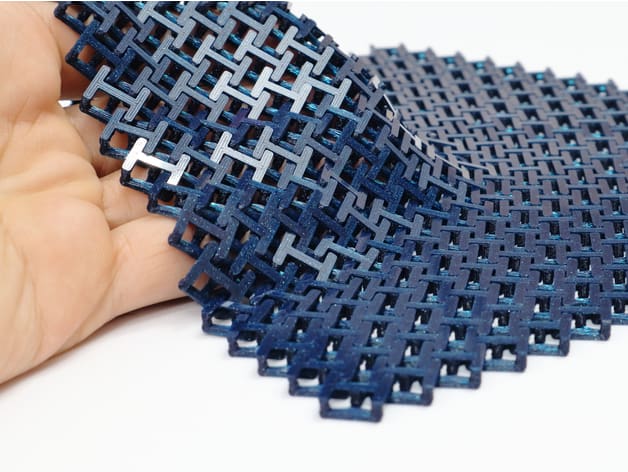 3D printed Chainmail.