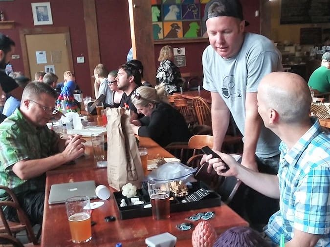 Members of Portland 3DPLab Meetup Socialize and Share.