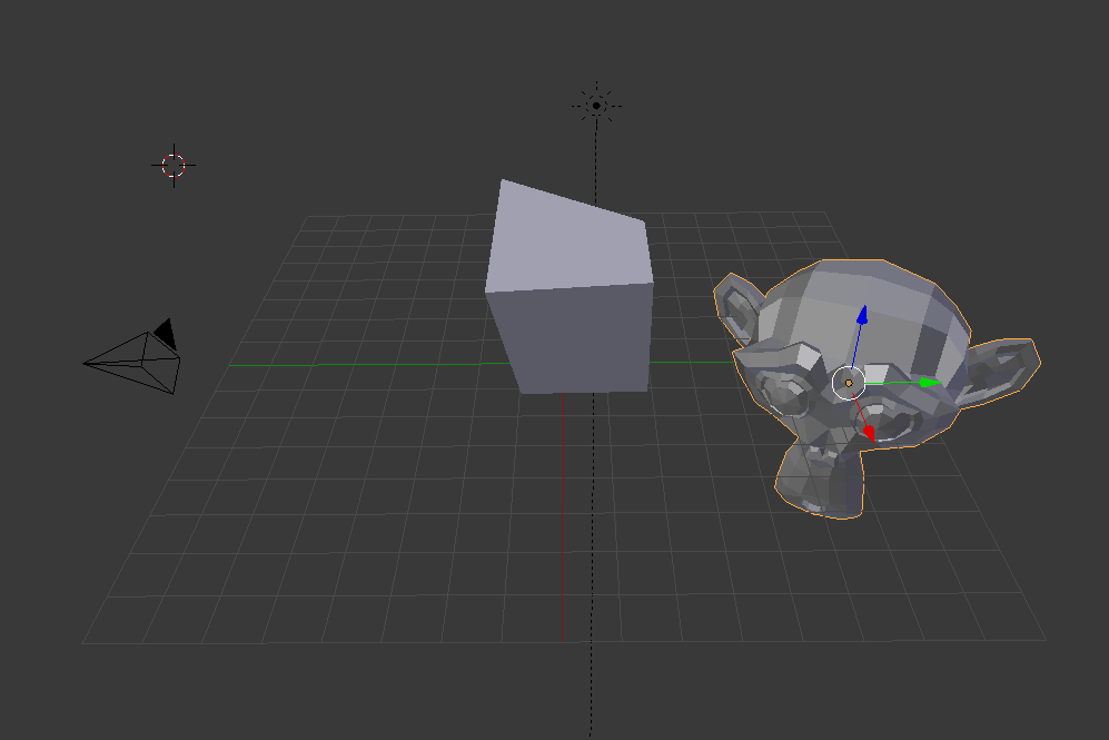 The Blender screen.