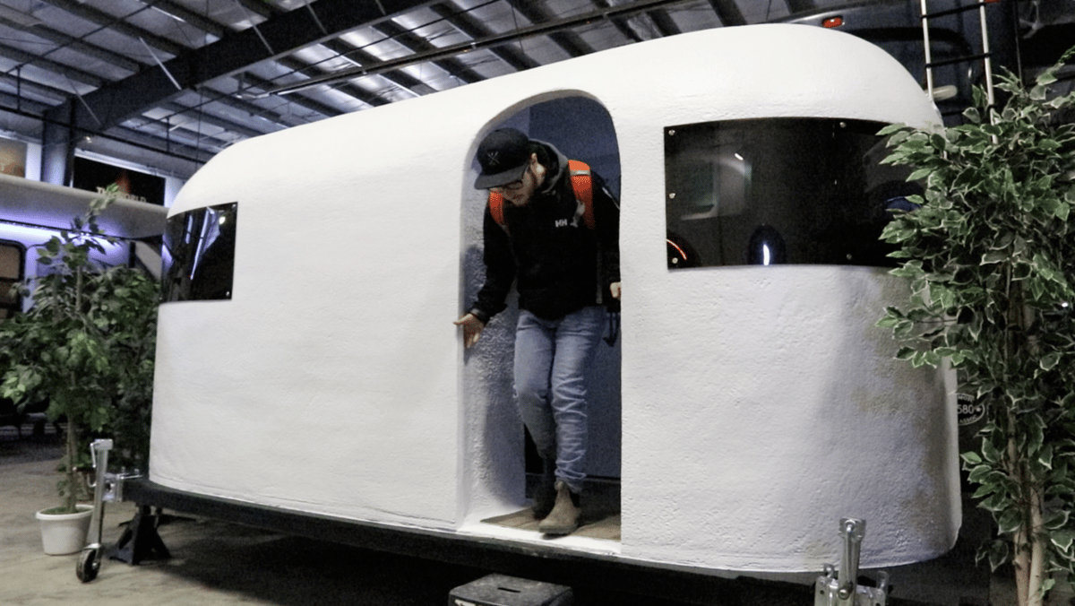 The world's first 3D printed camper.