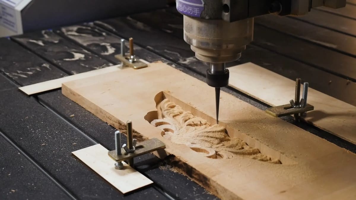 cnc wood detail