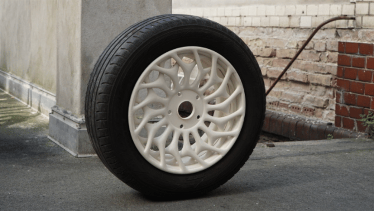 BigRep's 3D printed wheel.