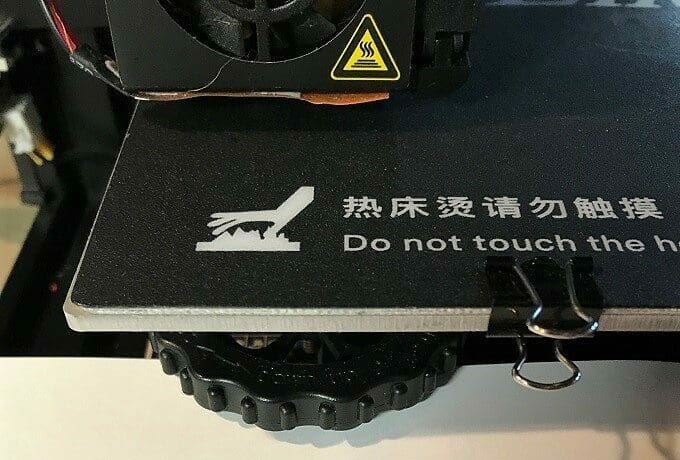Make sure the bed is lower than the nozzle tip.