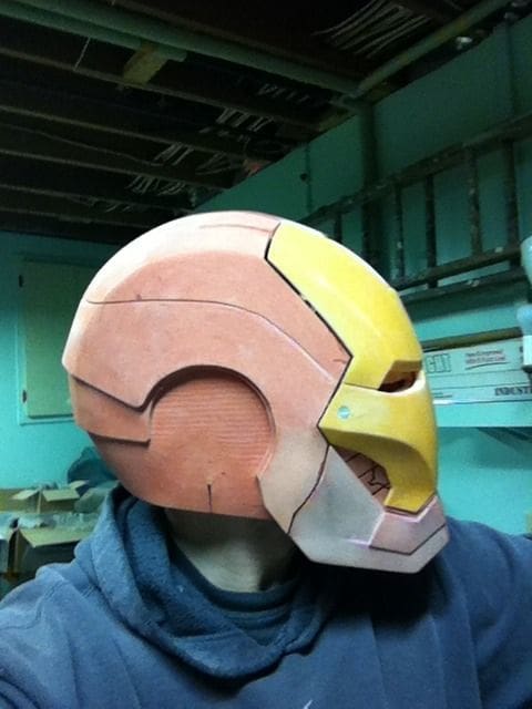 The Iron Man helmet.