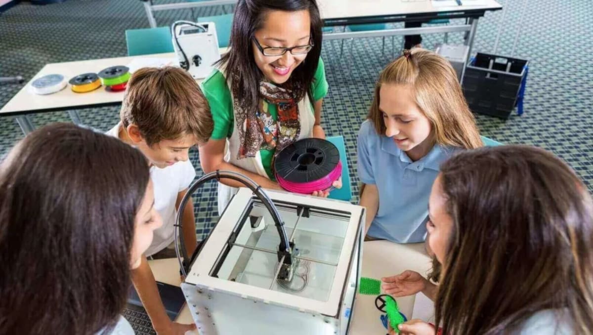 3D printers are popular in many schools
