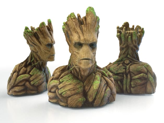 Groot Bust's best angles!