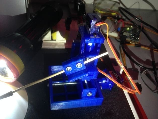 This manipulator can be used for biological manipulation on a very small scale.