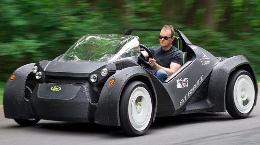 Local Motors' Strati 3D Printed Car Prototype