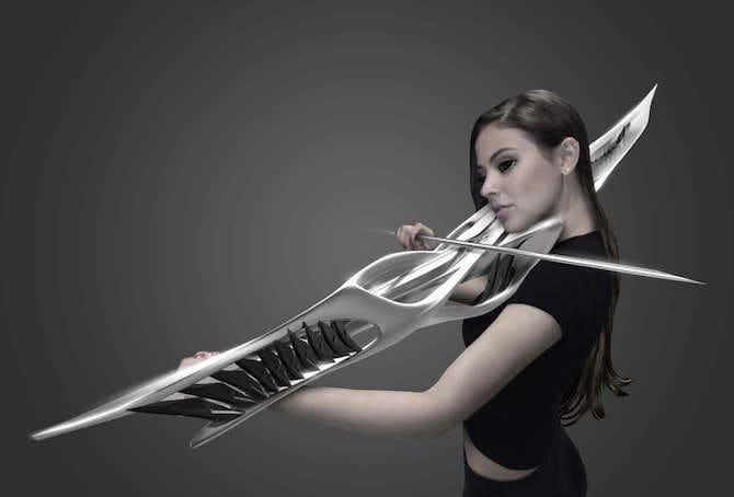 The goal of this strange looking instrument is to create a unique sound.