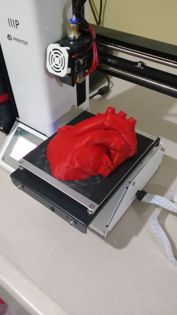 The 3D printing process.