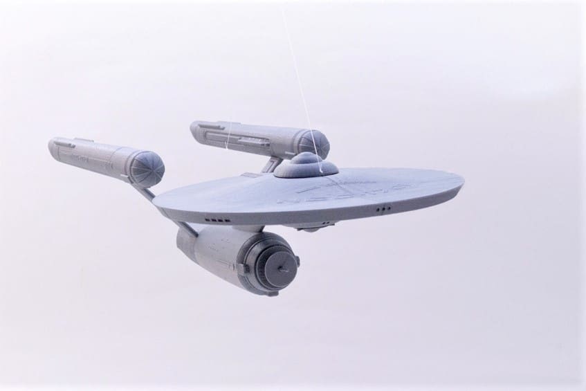 Model ships or and figurines are ideal candidates for low-strength infill