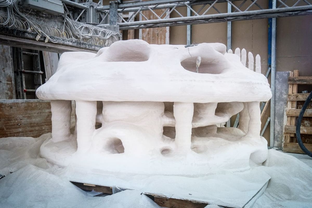 Boskalis’ dolomite sand reef printed on a D-shape 3D printer