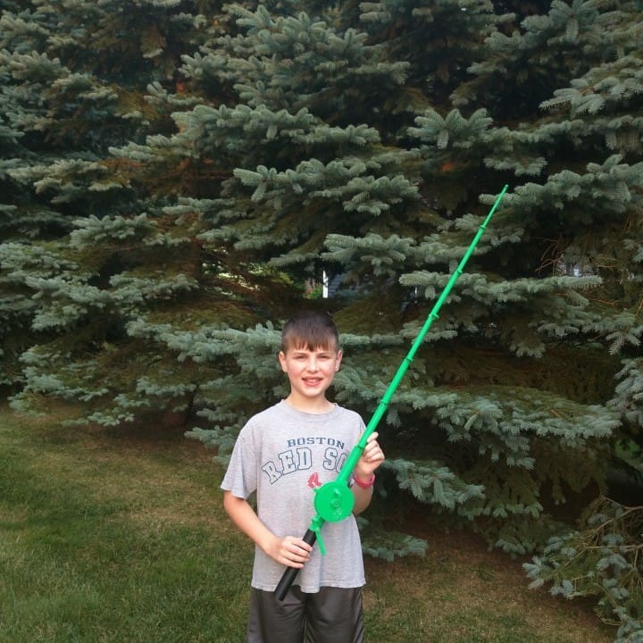 The full length rod.