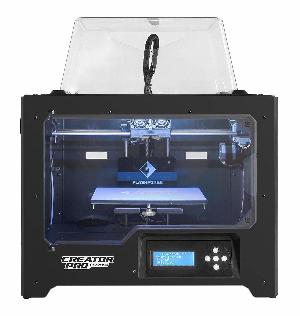 flashforge creator pro 3d printer metal frame.