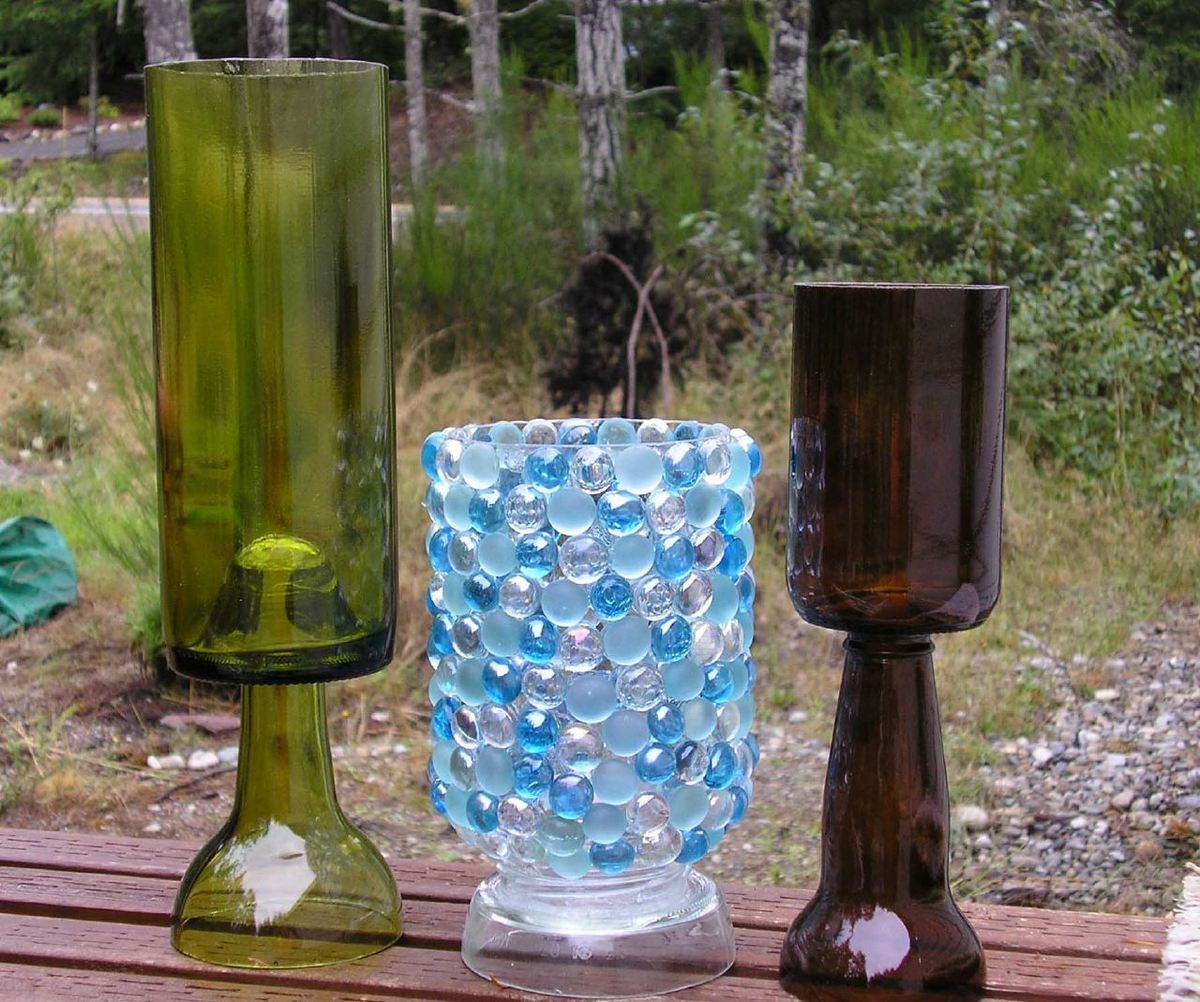 Cut bottle crafts
