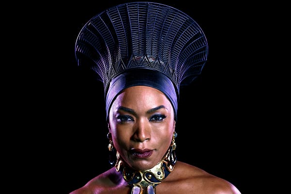 Crowning achievement - Angela Bassett wearing 3d Printed Headpiece from Black Panther.