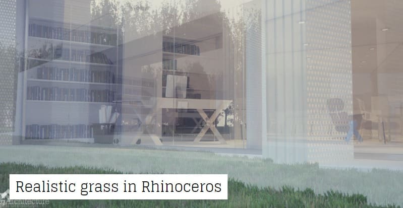 Exterior modeling example in Rhino3D.