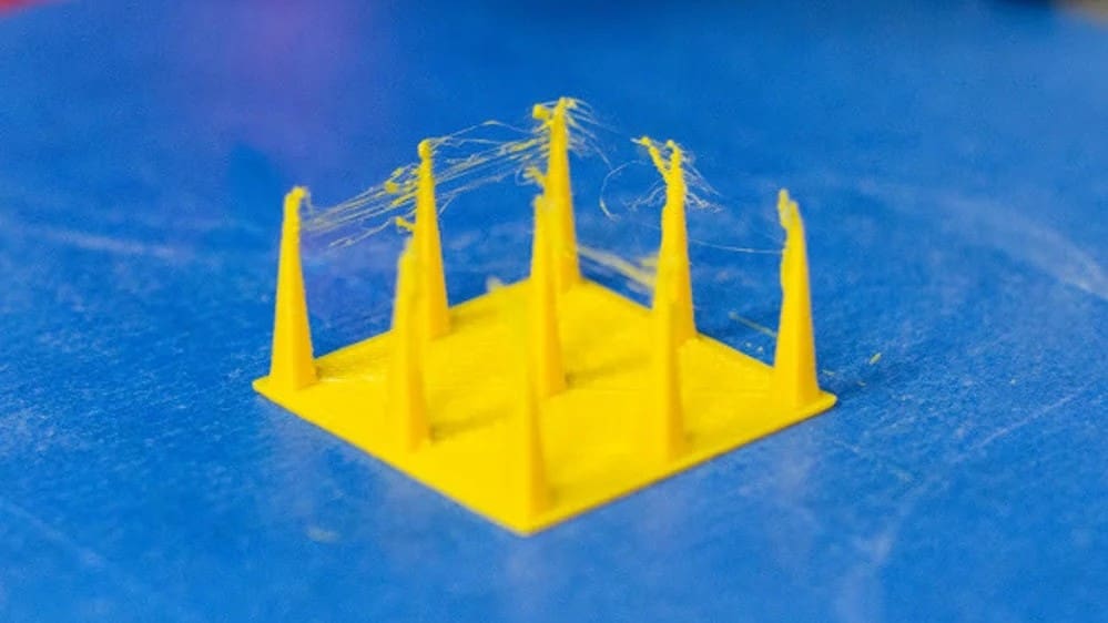 Stringing is the result of bad retraction settings