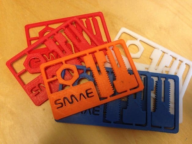 These bolt cards are ready for assembly.