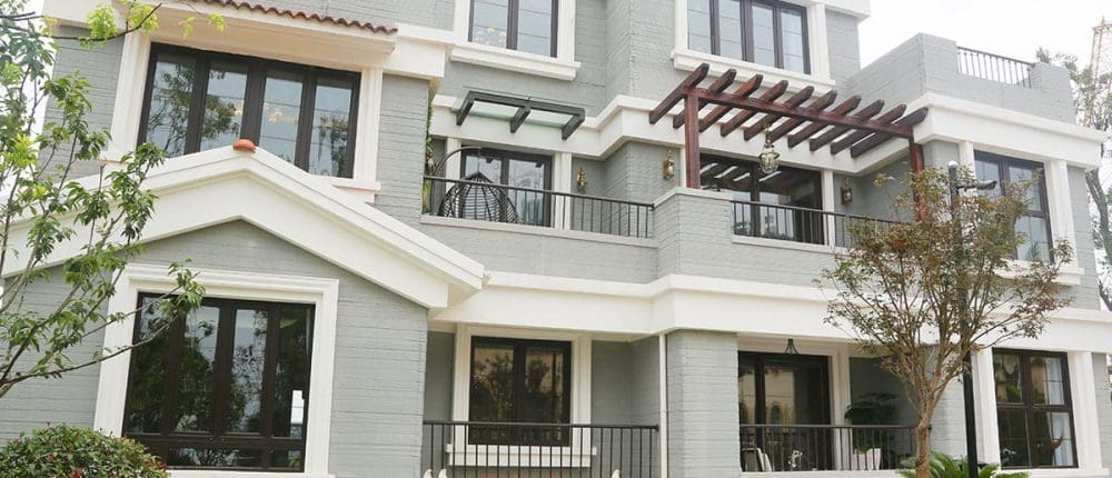 The impressively-large 3D printed Winsun Villa.