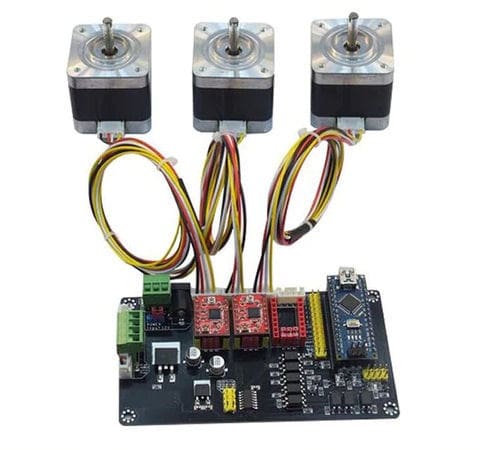 A 3-axis stepper drive.