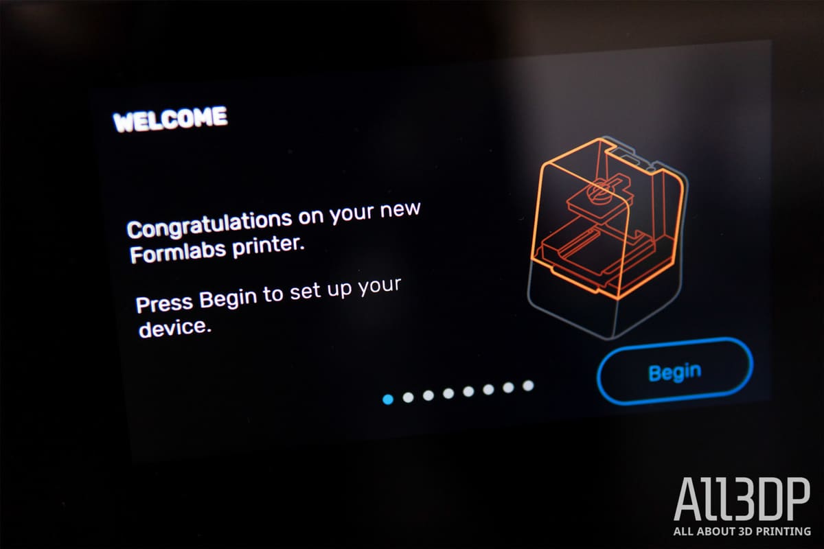 Imagen de Formlabs Form 3: análisis : La configuración