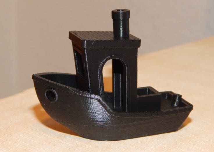 Our jolly 3DBenchy torture test.
