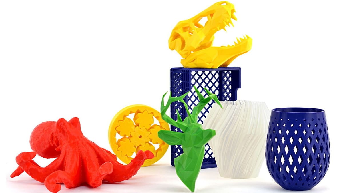 Some colorful PLA prints.