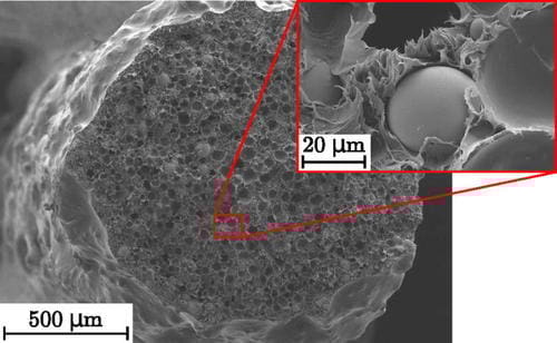 Magnetic powders embedded in filament.