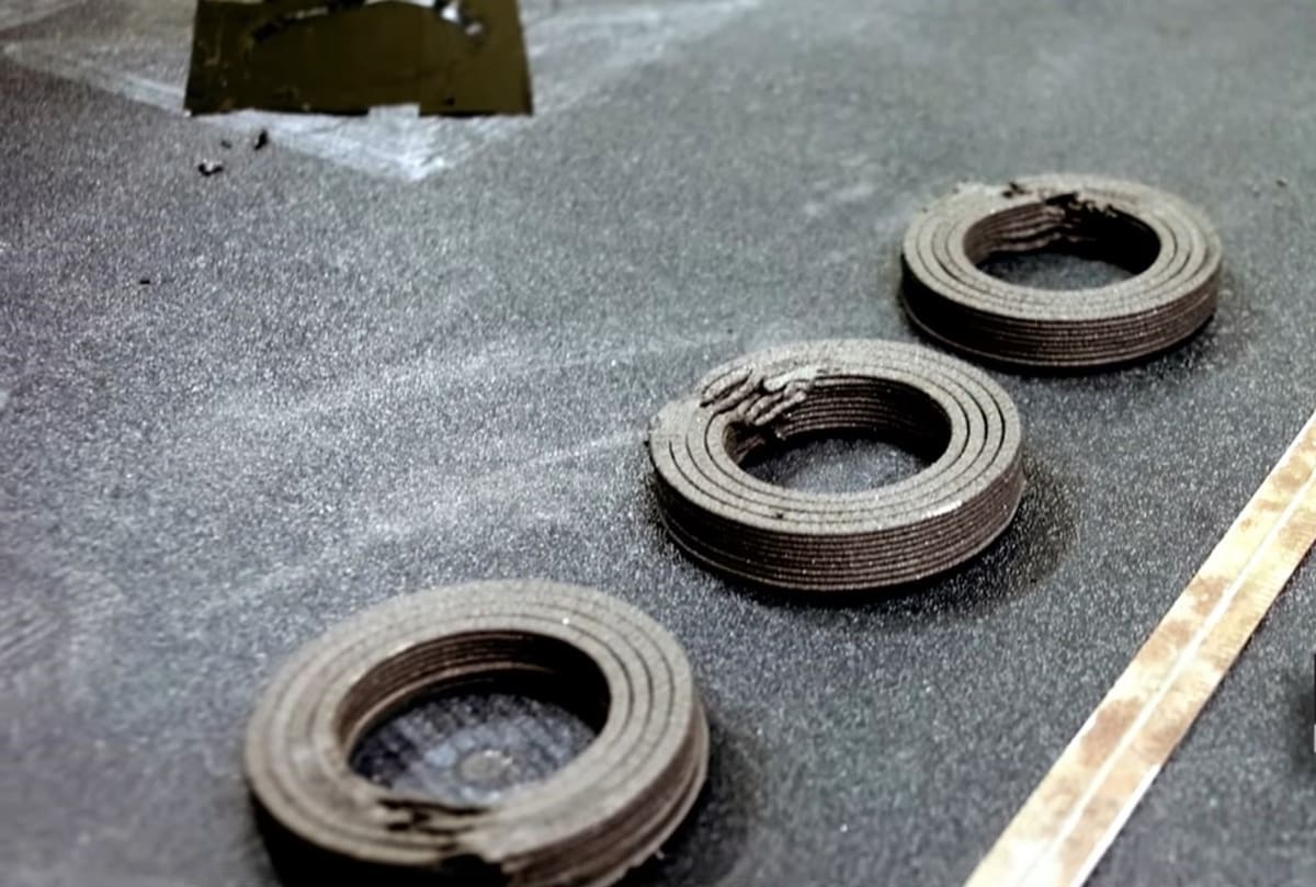 3D printed bonded magnets.