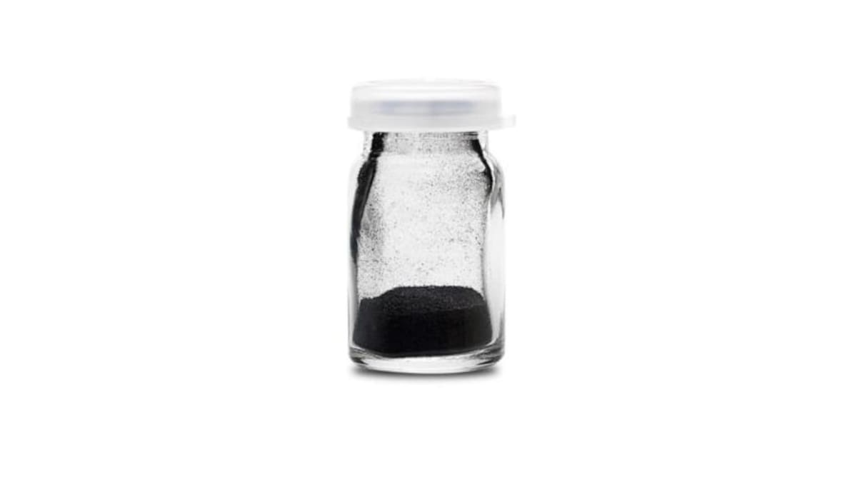 A sample of graphene flakes.