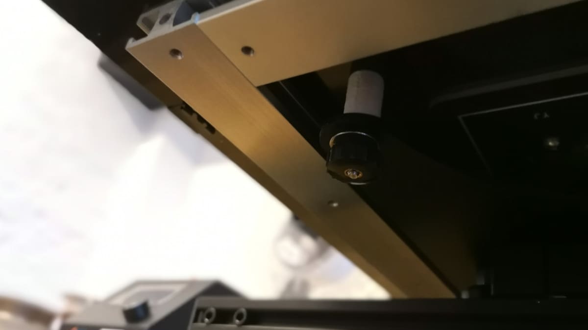 Spring replacement tubes installed on the S5 bed.