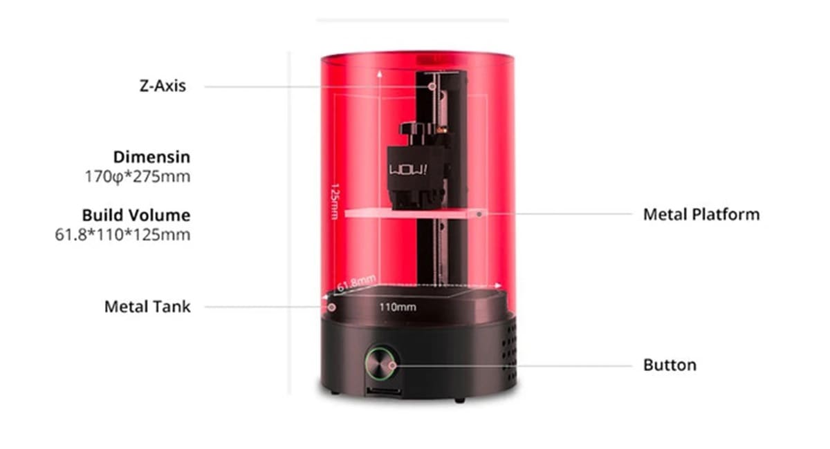 Image of SparkMaker FHD: Review the Specs: Technical Specifications