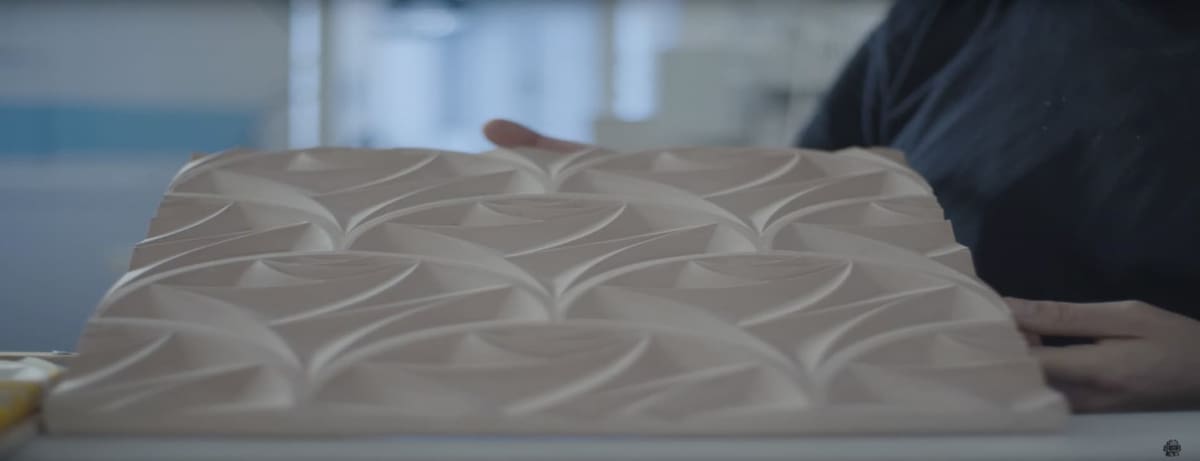 A detailed facade that could be prototyped with 3D printing.