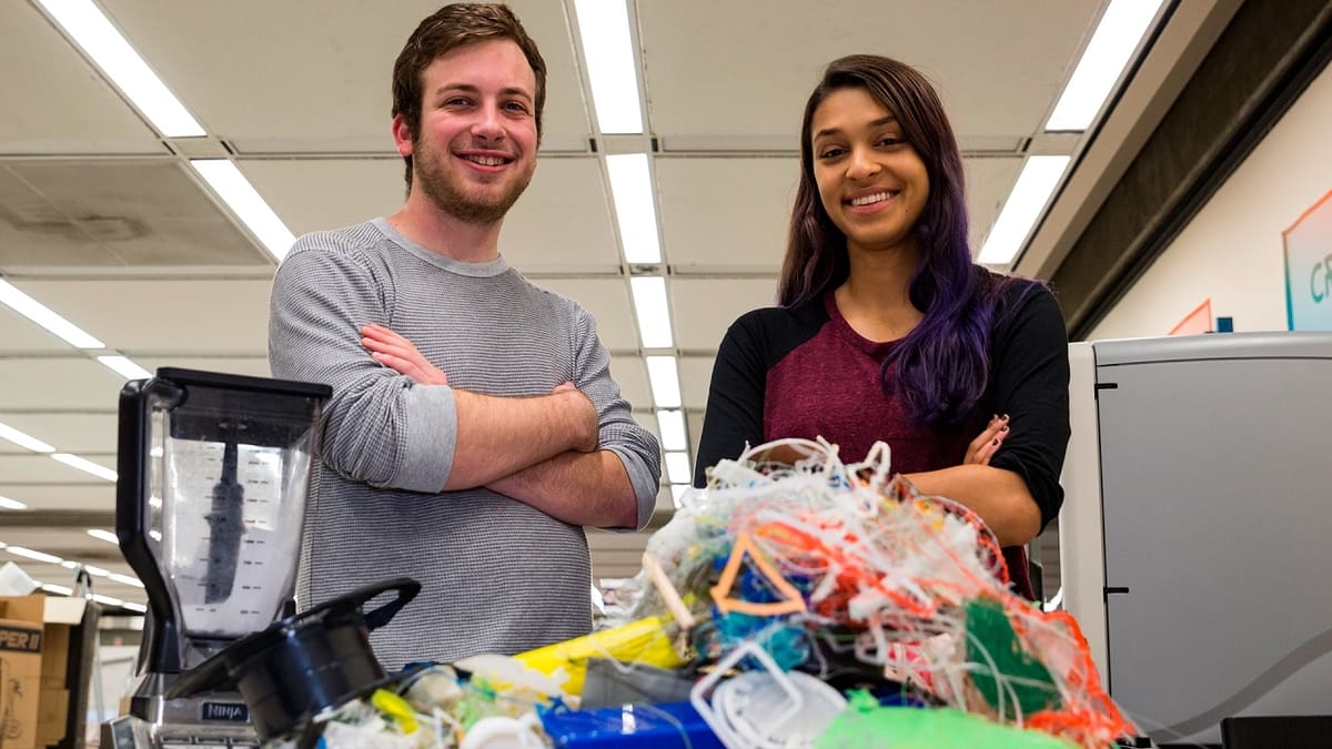 Students at UC Berkeley have developed a method to recycle old prints.