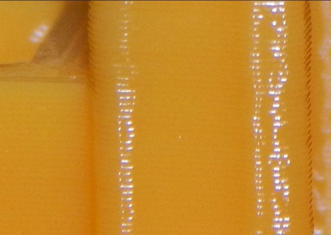The close-up photo of the cabin shows excellent, even layers.
