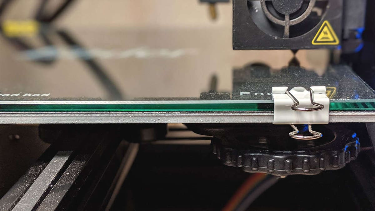 3D printing on a reflective glass bed can be mesmerizing.
