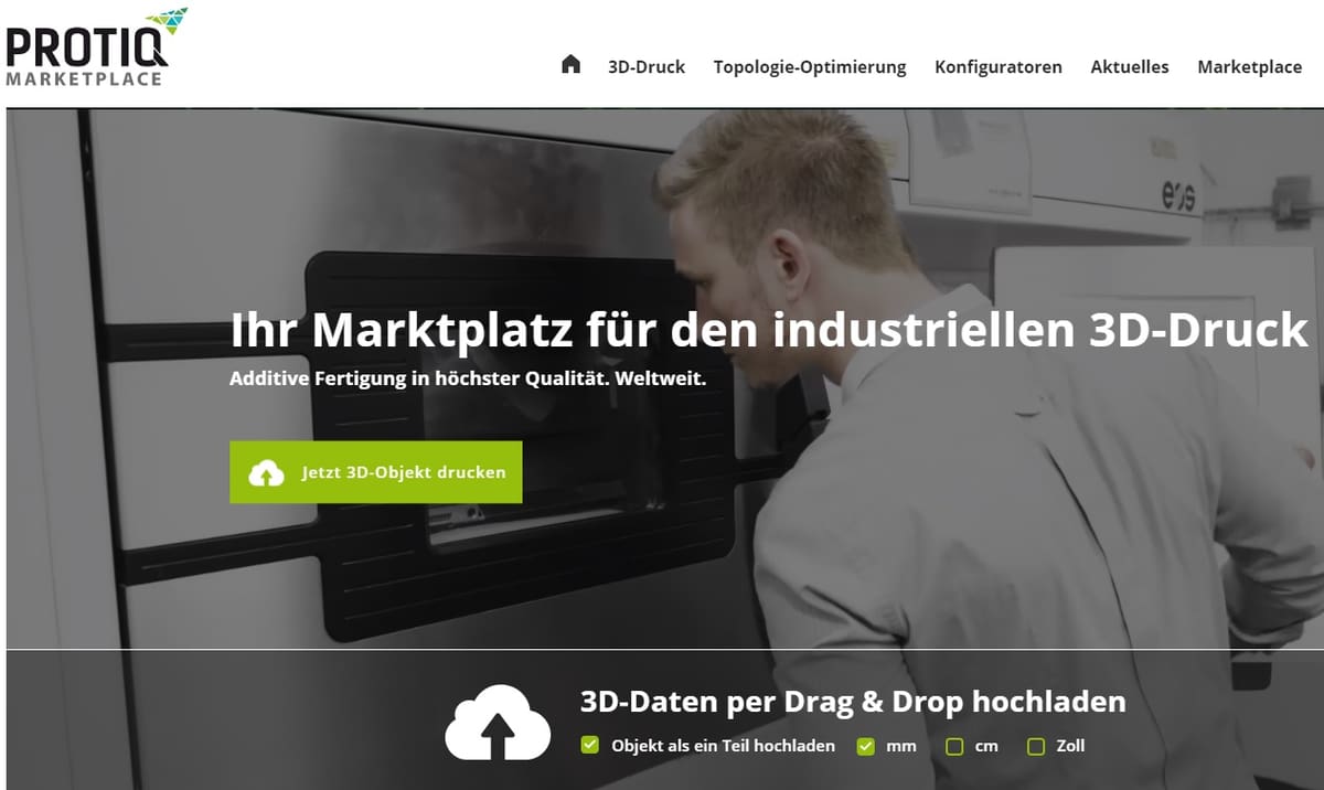 Bild von Die besten 3D-Druck-Services / 3D-Drucke online bestellen: Protiq