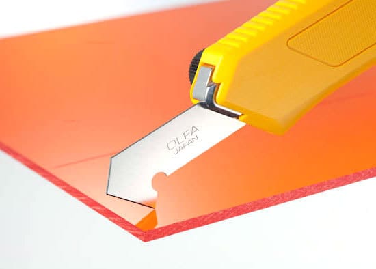 Using a scoring tool to cut Plexiglass is fairly straightforward.
